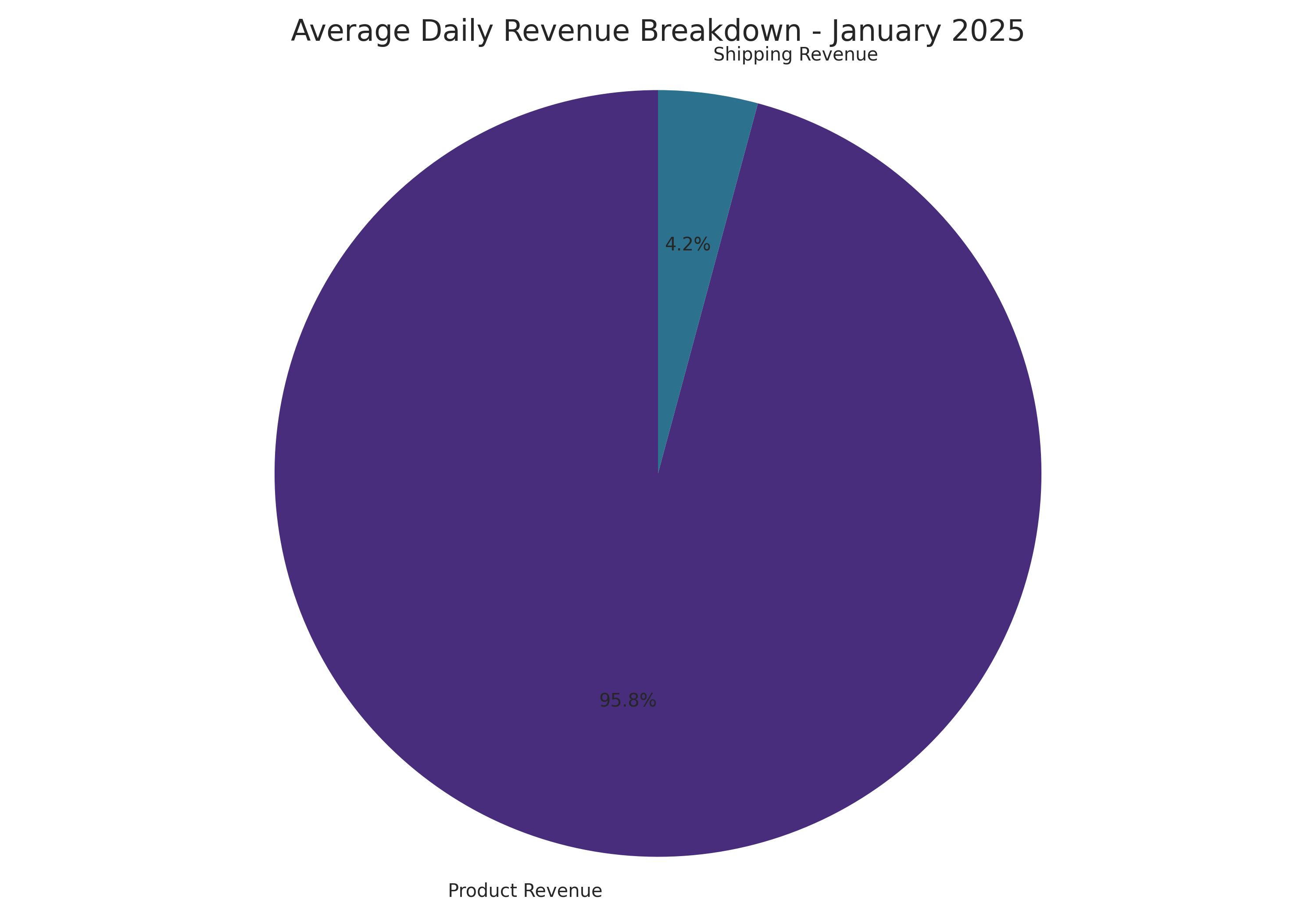 Revenue Breakdown - January 2025